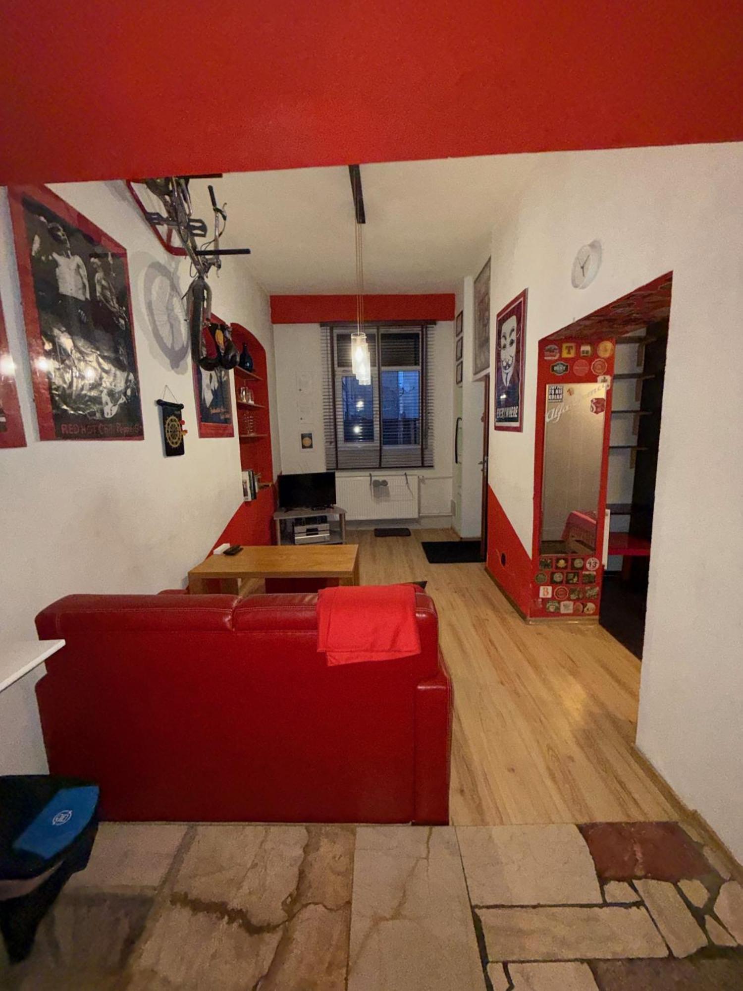 Studio Red And White Appartement Łódź Buitenkant foto