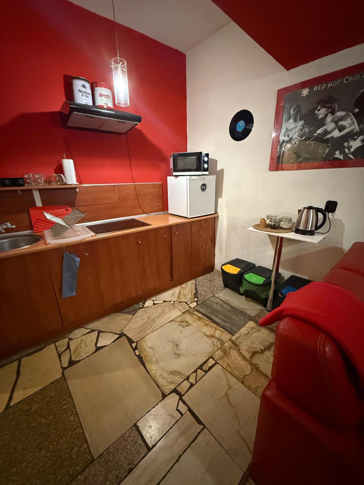 Studio Red And White Appartement Łódź Buitenkant foto