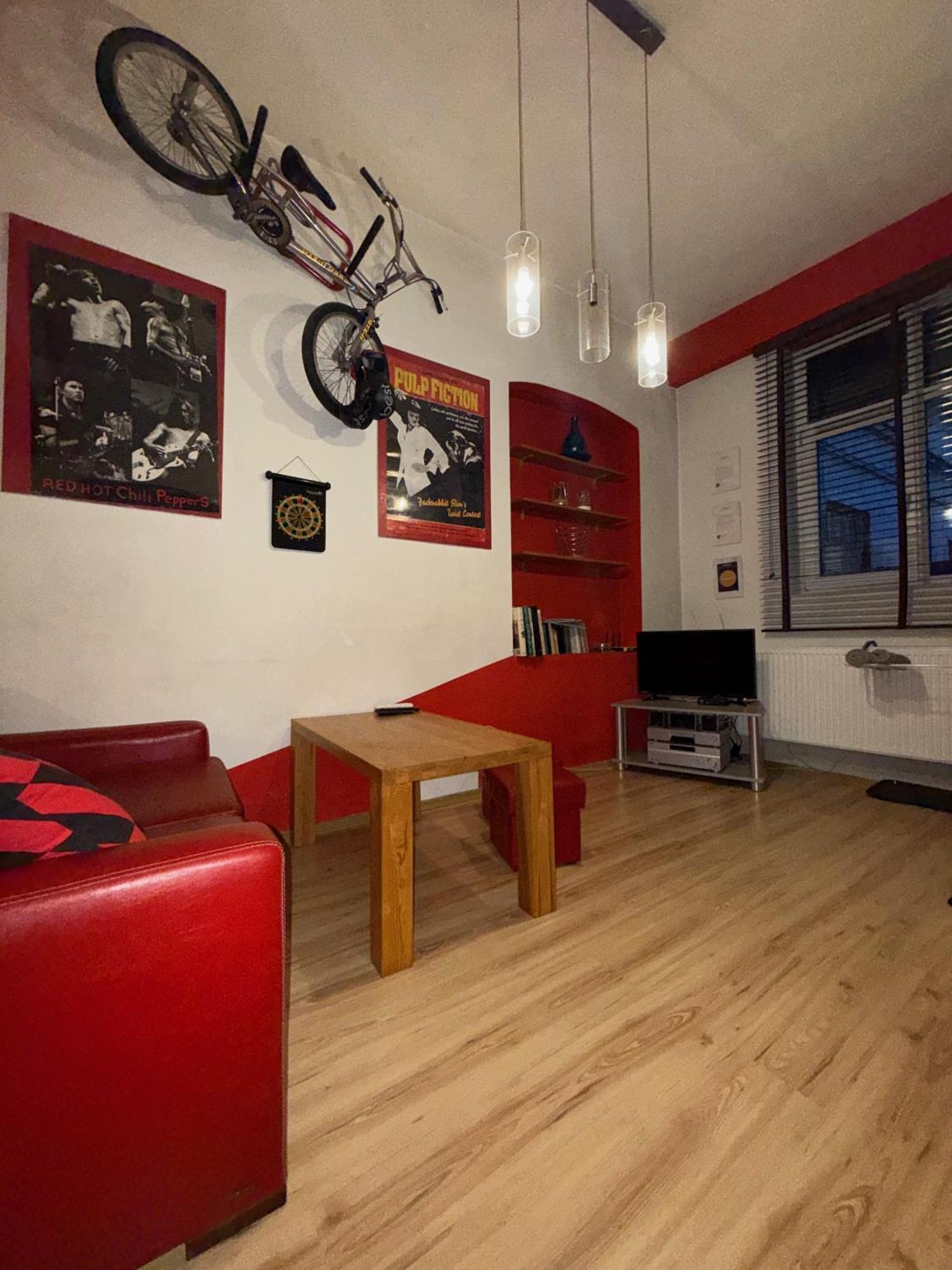 Studio Red And White Appartement Łódź Buitenkant foto
